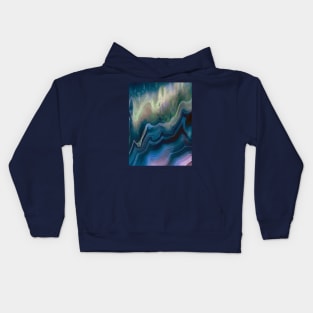 Colorful agate Kids Hoodie